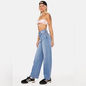 NWT ABrand 94 High & Wide Krista Jeans